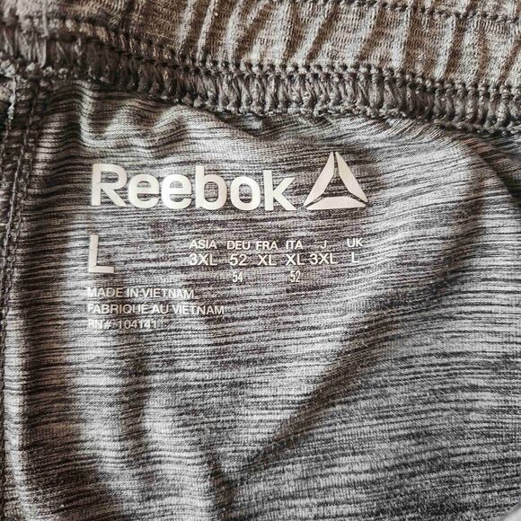 Reebok Women's Grey Elastic Waist Joggers Pants Large - Picture 3 of 5